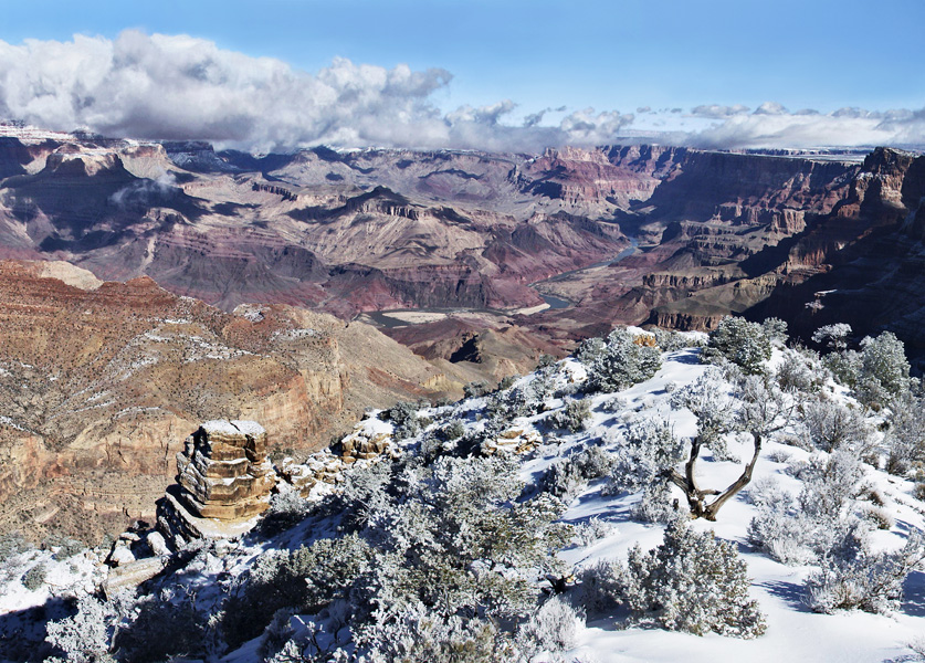 Desert View Snow